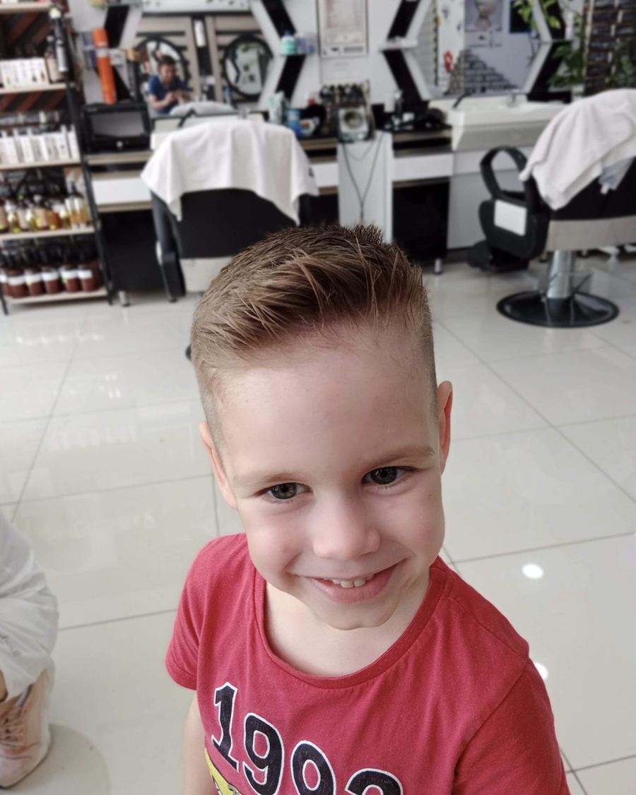 Çocuk kesimi · dikleştirilmiş üst